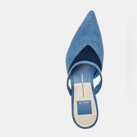 Dolce Vita Shoes - Dolce Vita Kanika Denim Pointed-Toe Heels Size 9 brand new